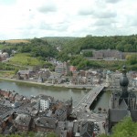 Dinant, vue sur la ville et la Meuse