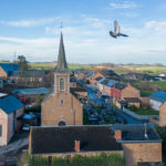 Ychippe vu du ciel par https://www.vudlahaut.be/Vues-aerienne-drone-villages-region-wallone.c.htm copyright Cédric Garcet